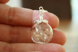 Luminous Dandelion Seeds Pendant / Glow in the Dark /