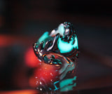 Dragon Ring Glow in the Dark / Stainless Steel ring / Celic Ring / Fantasy ring /