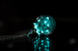Luminous Dandelion Seeds Pendant / Glow in the Dark /