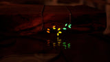 Leaves branch necklace / Glow in the Dark / Silver Branch / Gold leaves /