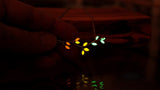 Leaves branch necklace / Glow in the Dark / Silver Branch / Gold leaves /
