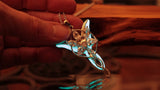 Angel Pendant Glow in the Dark / Sterling Silver Pendant /