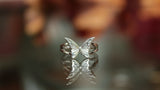 Butterfly toe ring / Glow in the Dark / Sterling Silver 925 / Midi Ring /