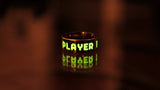 Player 2 Ring / Glow in the Dark / Stainless Steel Ring /