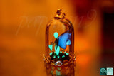 Fairy Pendant Glow in the Dark / Fairy in Glass Dome / GLOW in the DARK / Fantasy Necklace /
