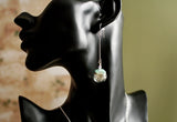 Dandelion Seeds Earrings / Glow in the Dark / Glass Bubble Earrings / Dandelion Earrings /