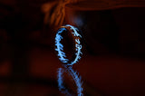 Special order for Matthew - LOTR ring - Glow in the Dark - Silver 925