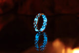 Celtic Knots Ring Glow in the Dark / Sterling Silver 925 Ring / Celtic Ring /