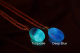 Amethyst Cabochon Pendant Glow in the Dark / Amethyst Stone /