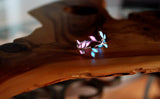 Leaves ring Glow in the Dark / Sterling Silver Ring / Leaf Nature /