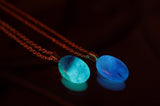 Amethyst Cabochon Pendant Glow in the Dark / Amethyst Stone /
