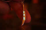 Dagger sword pendant Glow in the Dark / Dagger Necklace /