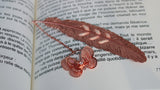 Butterfly Bookmark Glow in the Dark / Rose Gold Bookmark /