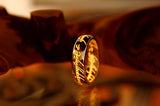Special order for Shaun / LOTR ring / Engraved Ring glow in the dark /