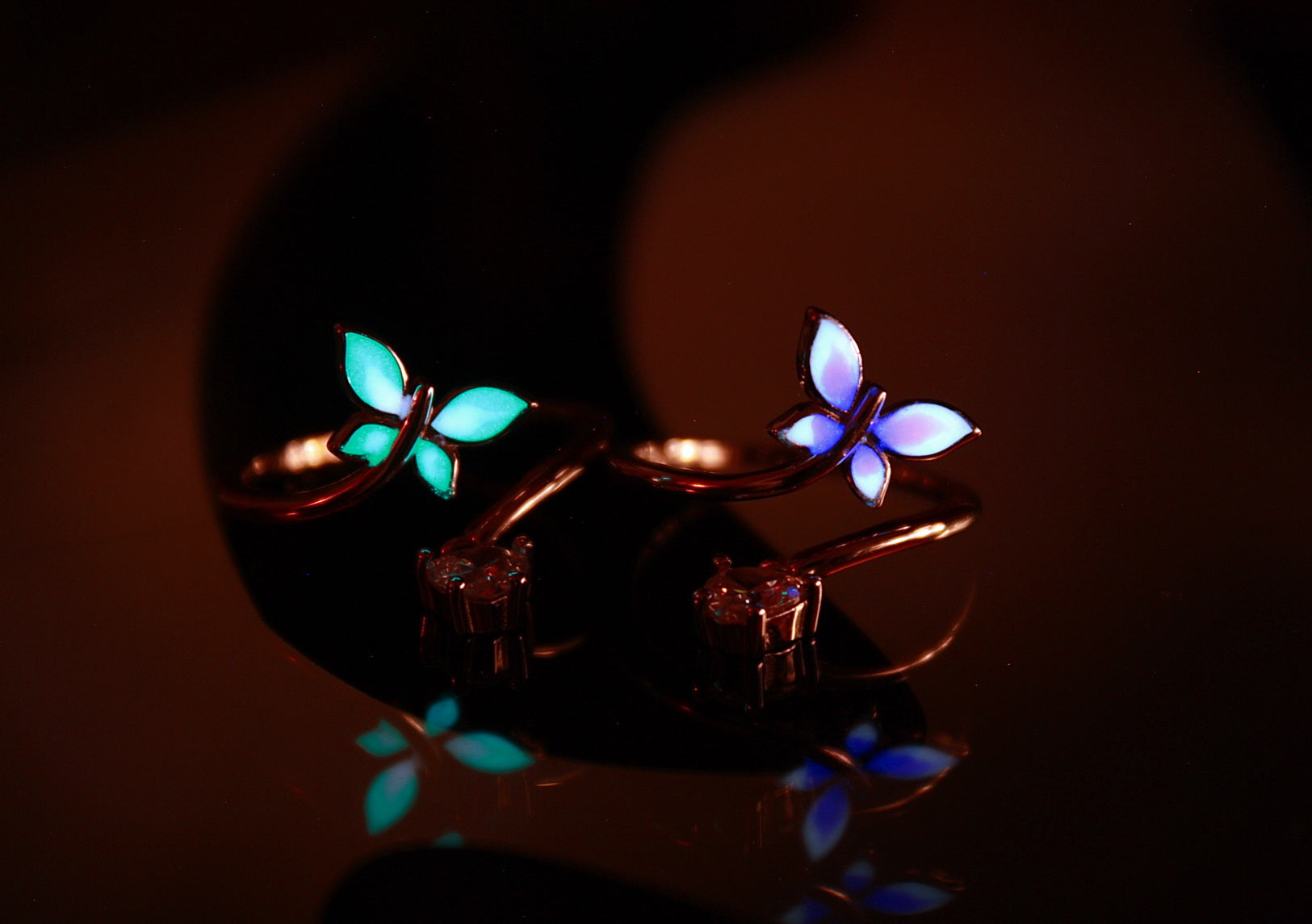 Girls Adjustable 925 Sterling Silver Ring With Enamel - Unicorn, Butterfly, Heart, Owl