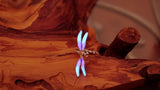 Silver Dragonfly Ring / Glow in the Dark / Sterling Silver 925 Ring /