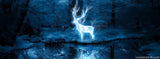 Deer Antlers Necklace / Glow in the Dark / Sterling Silver 925 Antlers /