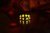 Stars Ring Glow in the Dark / Stainless Steel Ring /