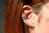 Ear clip Glow in the Dark / Stainless Steel Design / Cartilage Earrings /