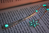 Snowflake Bookmark Glow in the Dark / Luminous Bookmark /