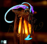 Dragon ear cuff Glow in the Dark / Purple Dragon / Earring /