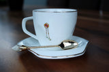 Coffee Spoon Glow in the Dark / 1pc Small Tea Spoons / Diamond Glow in the dark / 1 Stainless Steel Spoon /