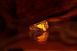 OM Ring Glow in the Dark / Sterling Silver 925 Ring / Mediation Ring / Zen Ring / Mantra Ring /