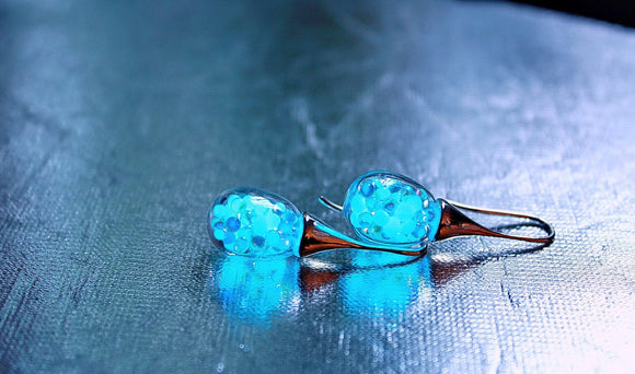 Metal Blue/ Green & Lavender Meenakari Kundan Earrings at Rs 790/pair in  Thane