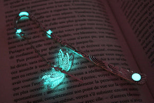 Dragonfly Bookmark Glow in the Dark / Glow Bookmark / Star Moon Bookmark /
